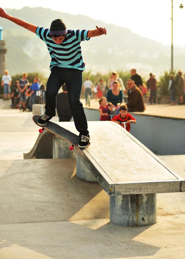 There are a number of Sport England-funded skate projects in the UK