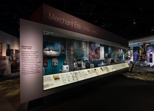 Multimedia company Cortina Productions has handled media and technology displays for American Enterprise / National Museum of American History