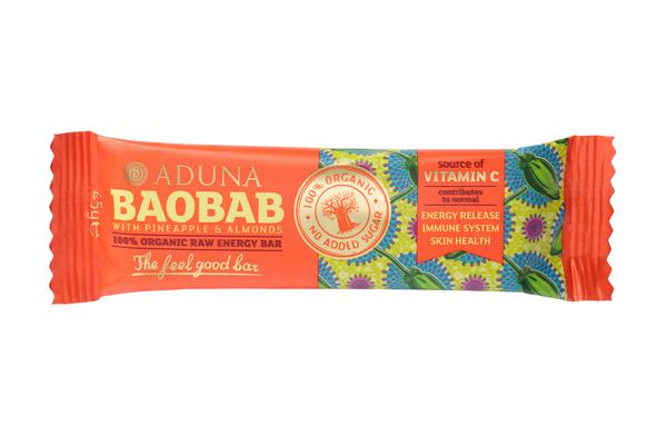 Baobab-based nutrition bar