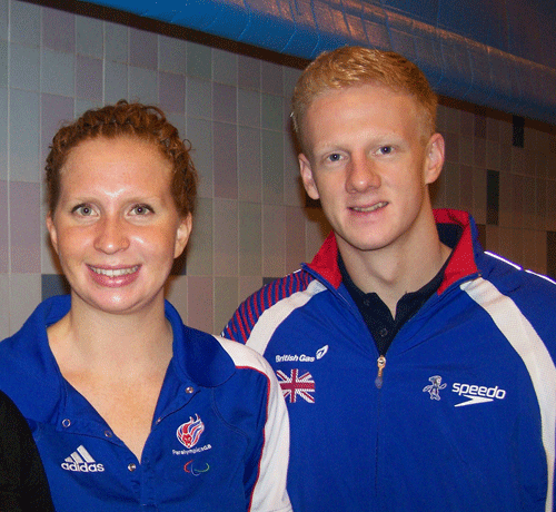 Paralympian swimmers inspire children at the Special Schools Swimming championships