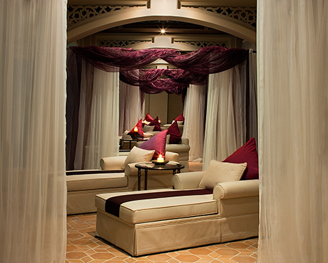 After the spa treatment, the offer of a sweet mint tea would have complemented a lie down in the relaxation area