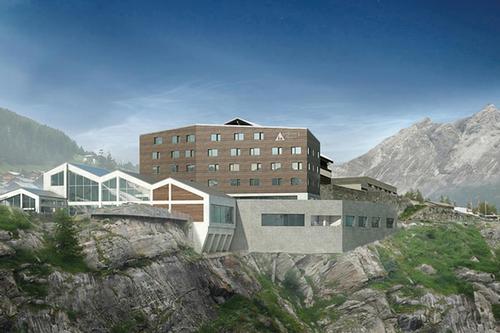 The village is surrounded by thirteen 4,000m peaks, with 145km of ski pistes on offer, as well as three bike routes / Bilder / Saas-Fee
