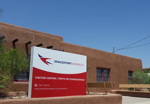 A new US$7m (€6.2m, £4.4m) visitor centre is located inside a historic 1930s adobe building / Spaceport America