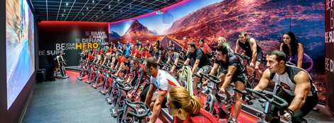 MyRide virtual cycling classes may also include an instructor to create a combined experience