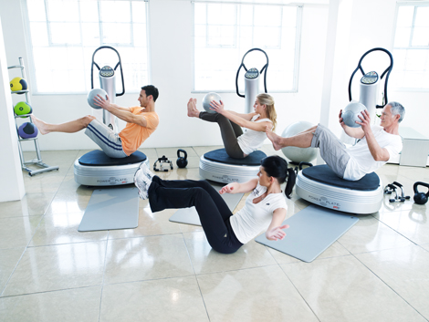Power Plate says vibration training should be part of member inductions, with instructor-led classes offering exercise inspiration