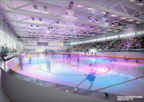 The ice rink at the planned Romford Leisure Centre