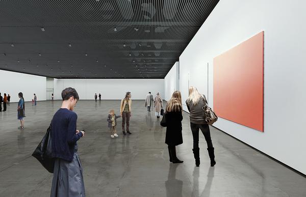 The venue will house 40,000sq ft of exhibition space and will slide open to create further space