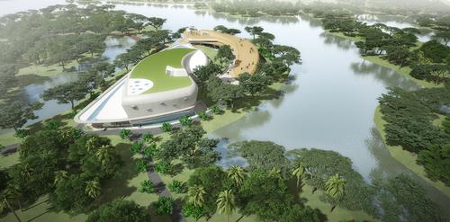 Once complete, the aquarium will be home to 500 different species of local freshwater and saltwater fish, including sharks for the first time in the country’s history