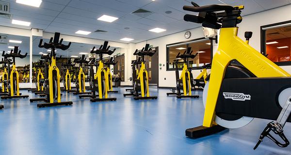 The centre now has a dedicated spin studio, along with Gerflor flooring