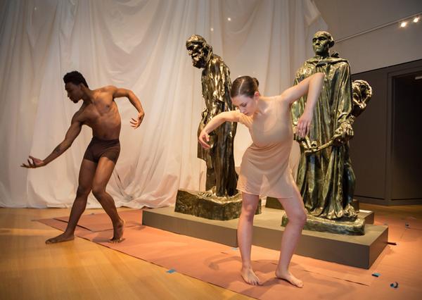 In Rodin: Transforming Sculpture, dancers encourage visitors to think about art in new ways / PHOTOS: Courtesy OF Peabody Essex Museum