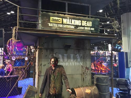 Sally offered a first look at the attraction with its walker animatronic / Tom Anstey
