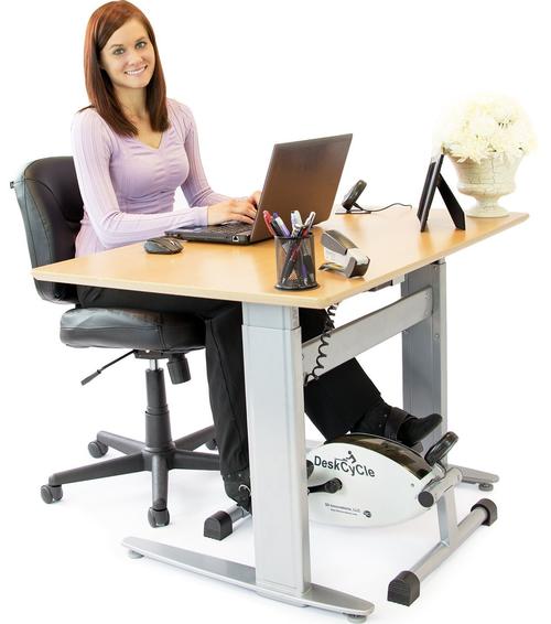 A recent survey found that 80 per cent of office workers feel they spend too much time sitting down / DeskCycle A recent survey found that 80 per cent of office workers feel they spend too much time sitting down / DeskCycle