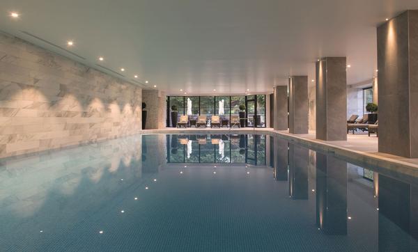 The hotel has a new indoor pool and treatment rooms