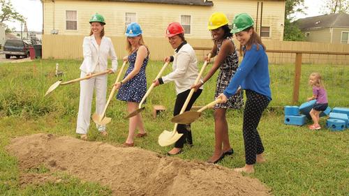 The groundbreaking ceremony took place on 7 April / PlayBuild NOLA