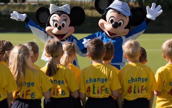 Some of Disney’s most popular characters were used to encourage kids to do an extra 10 minutes’ exercise a day