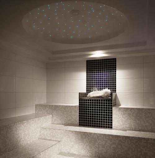 The 70,000sq ft spa stretches over indoor and outdoor space, and includes a crystal steamroom / Carillon