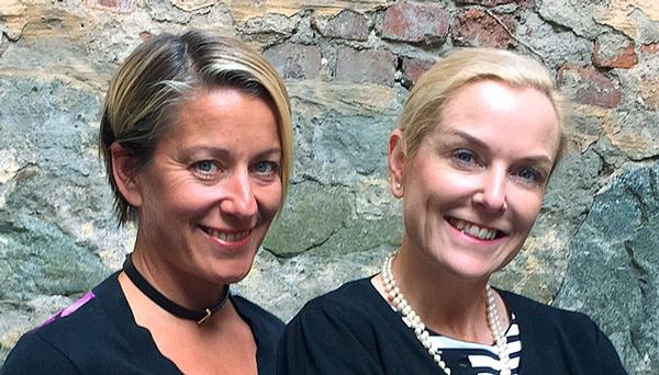 Raison d’Etre’s managing director Anna-Cari Gund (left) and managing partner Anna Bjurstam (far left)
