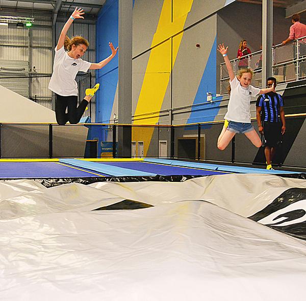 Oxygen Freejumping in Acton is already drawing the crowds