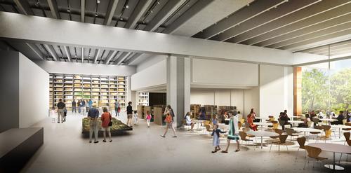 The museum will house galleries, a multimedia education centre and a library / Foster + Partners 