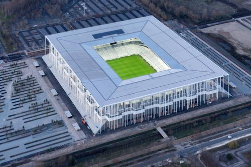 The 42,000-seat stadium hosted its inaugural match on 23 May / Iwan Baan / Herzog & de Meuron