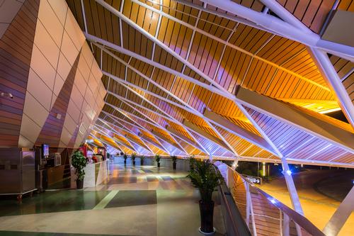 The theatre is part of the recently launched Wanda Xishuangbanna International Resort in Yunnan province / Tim Franco courtesy of Stufish Entertainment Architects