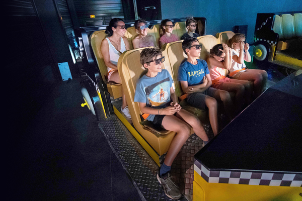 Four of Simworx’s Stargazer units have been utilised within Gaffe Á Gaston at Parc Spirou 