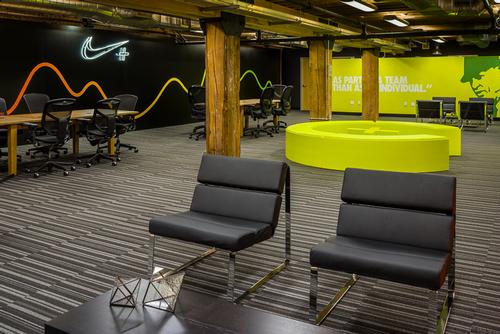 The San Francisco lab features a fitness centre for testing and tweaking new apps, where third party fitness companies can work to integrate NikeFuel into their existing products / Nike