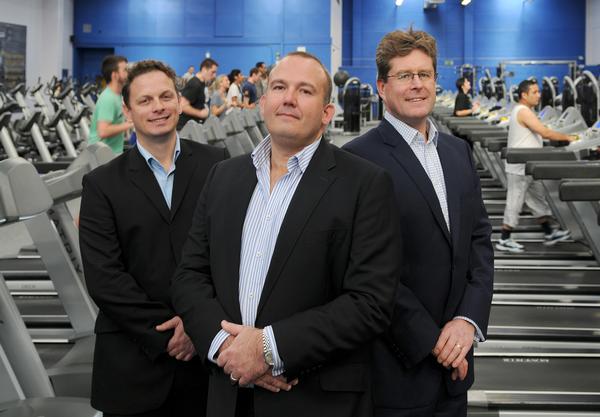 Simon Tutt, Jon Wright and Peter Boddy – driving the growth of the Xercise4Less brand and portfolio