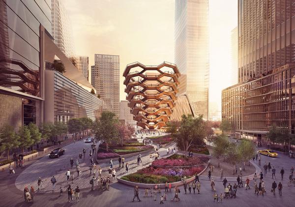 The Equinox Hotel is part of the Hudson Yards district