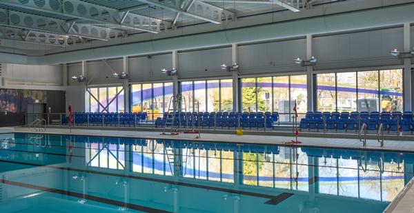 Each pool has elevated platforms and access to an advanced hydraulic wheelchair lift 
/ Beccy Lane/Positive Image Photography