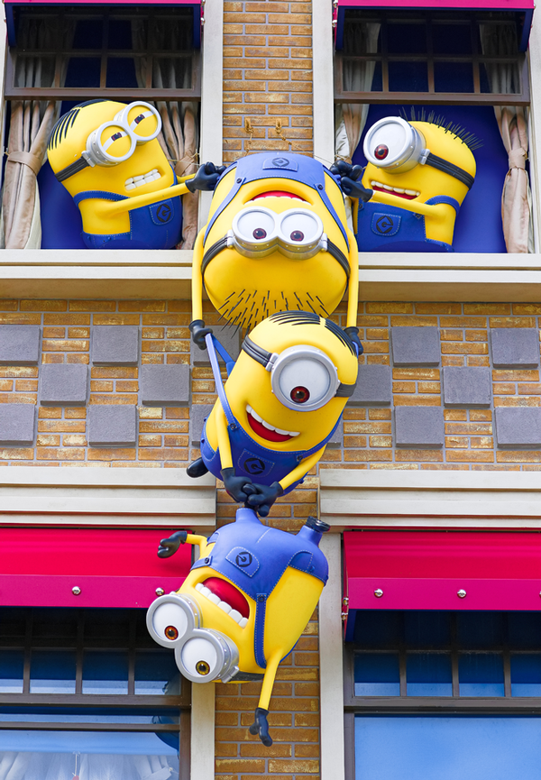 Minions are a big draw for Universal Studios Japan – the most visited non-Disney park on the list / shutterstock