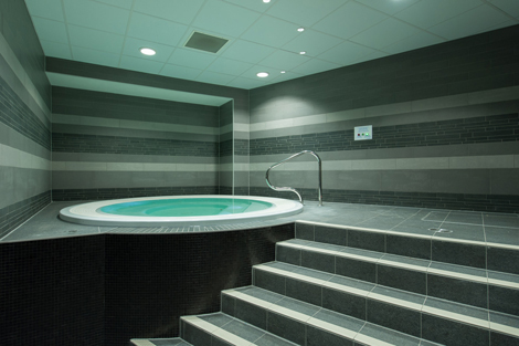The facility has 140sq m of thermal areas