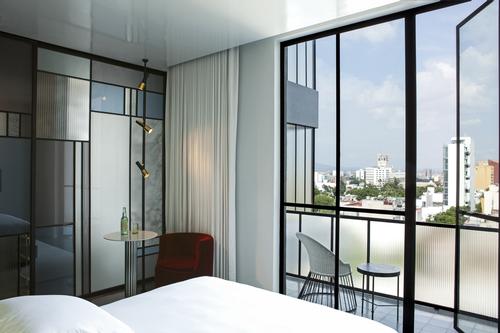 The hotel opened in mid-September. Room rates begin at $220 per night / Design Hotels