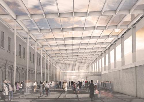 Spencer Finch's 2318sq m glazed canopy A Cloud Index will be found at the new Paddington Station