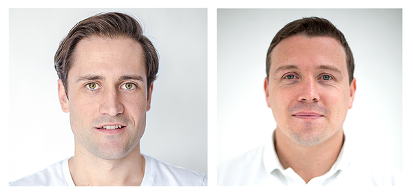 BodySPace is the brainchild of co-founders David Higgins (left) and Stephen Price