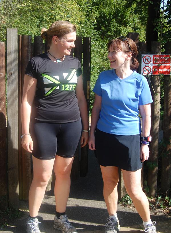  clinical psychologist Harriet Heal and running coach Shona Campbell