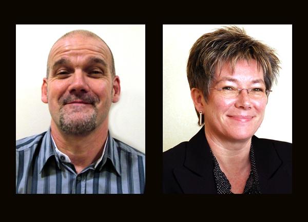 Nick Slinn (left), senior consultant at CPSU and Anne Tiivas, CPSU director 