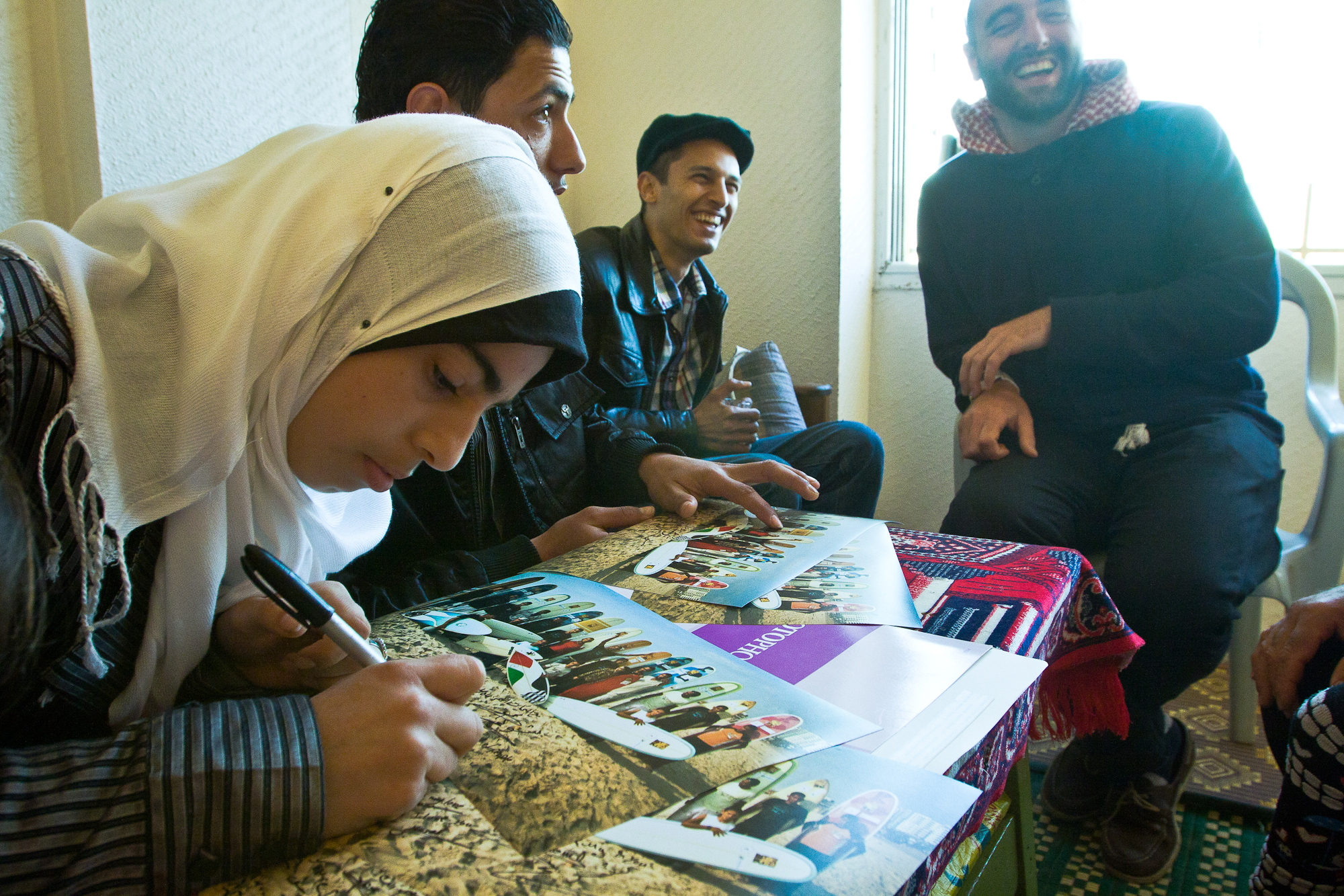  Gaza Surf Club has developed a surfing community where resources can be shared, a training forum and links to 
the international surfing community