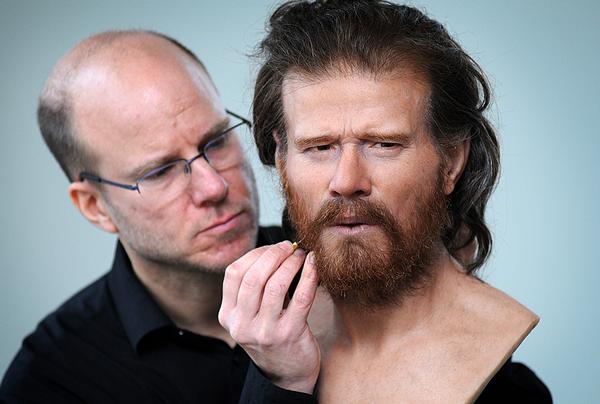 Forensic artist Oscar Nilsson has recreated the face of an early Neolithic man Forensic artist Oscar Nilsson has recreated the face of an early Neolithic man