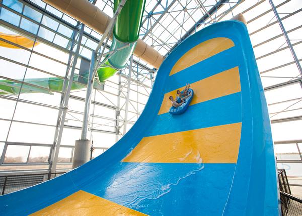 Epic Waters boasts a wide selection of slides and activities, including the Lassoloop, Yellow Jacket Drop and Aquanaut