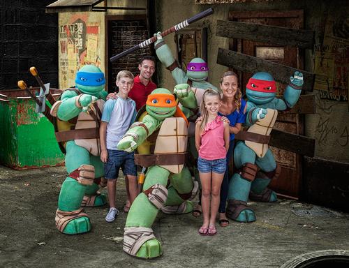 The new precinct will act as a hub for Nickelodeon character appearances and shows, including Teenage Mutant Ninja Turtles