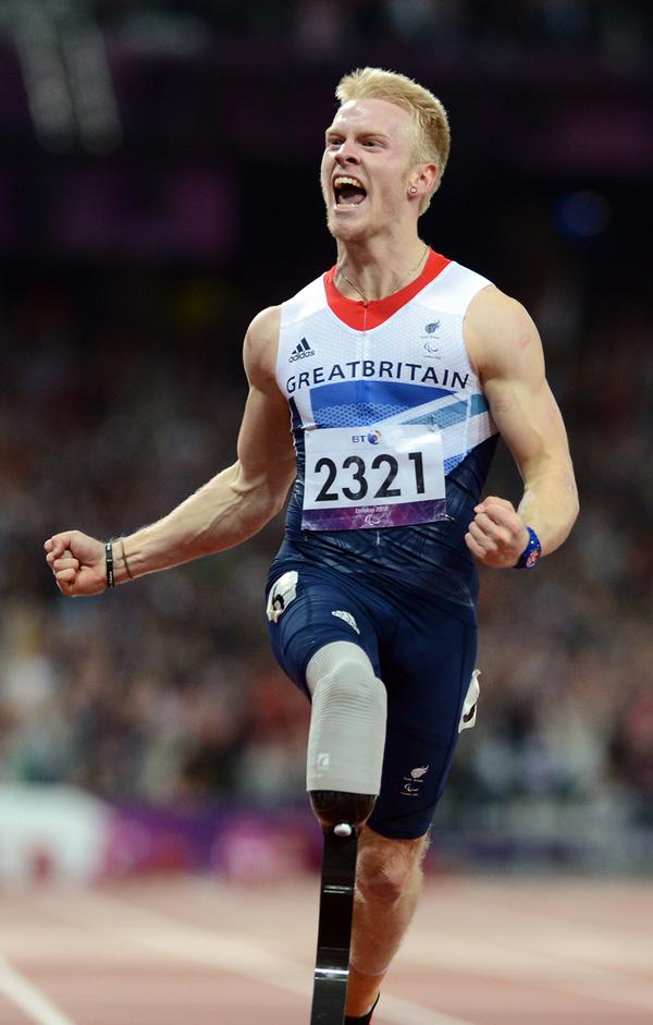 Jonnie Peacock – one of the stars of London 2012 and the “twittersphere” with 50,000 followers