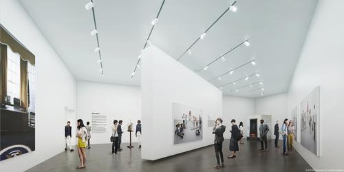 The existing SITElab Exhibition gallery will be expand to create a 1,800sq ft (167sq m) arts space, that will host international biennials / SHoP Architects