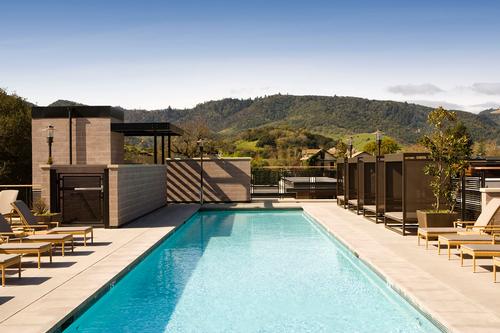 The wellness-focused resort offers prime views of the Napa Valley / WATG