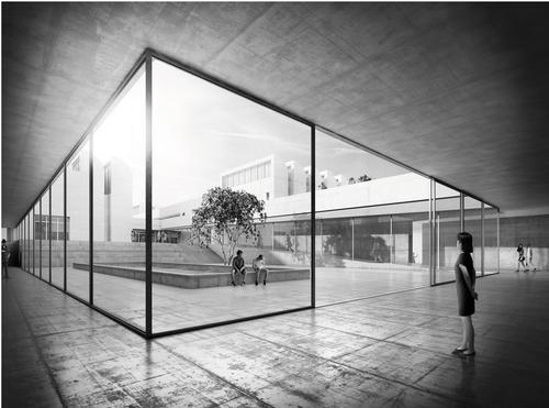 The total extension will stretch to 6,700sq m (72,000sq ft) / H.J. Wuthenow