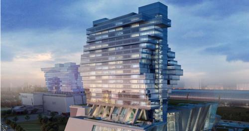 The new hotel will be located next to the Guangzhou International Convention and Exhibition Centre