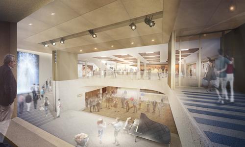The main foyer will be opened up and become a light, airy public space / Stanton Williams 