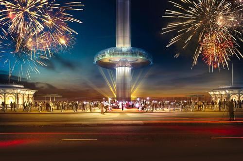 The ride will be able to carry 200 passengers at a time / Brighton i360