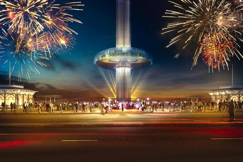 The ride will be able to carry 200 passengers at a time / Brighton i360