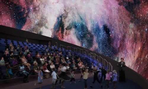 A planetarium will form part of the 'living core' / Frost Museum of Science